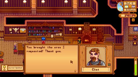clint stardew valley schedule.
